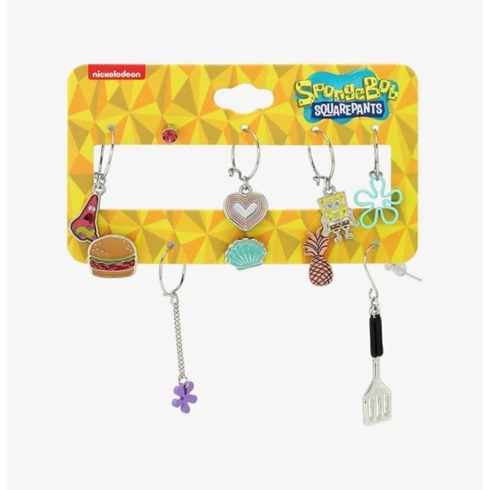 SpongeBob SquarePants Icons Mismatch Earring Set